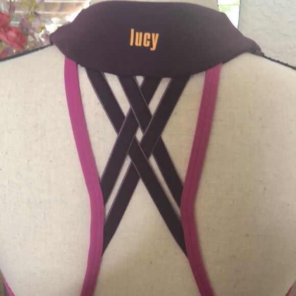 Lucy Pink and Purple Halter Top - Picture 4 of 7